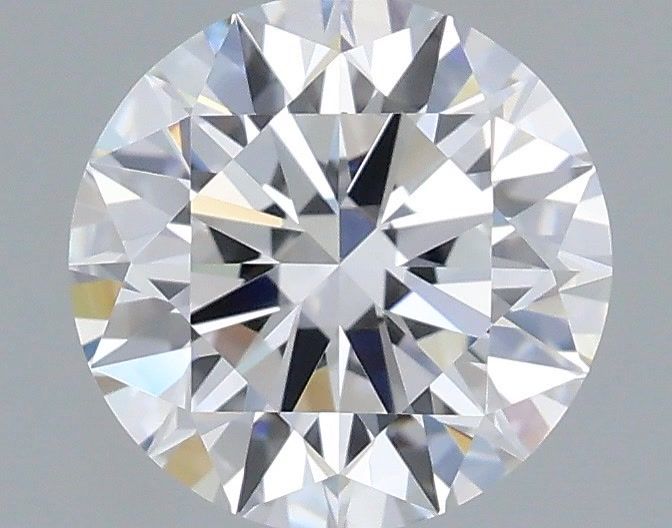 1.07 Carat Round Shaped, Ideal Cut, D Color, VVS2 Clarity, IGI Certified Lab Grown Diamond