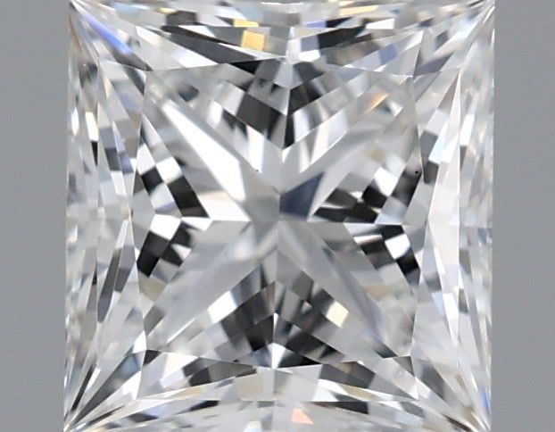 1.53 Carat Princess Shaped, Ideal Cut, E Color, VS1 Clarity, IGI Certified Lab Grown Diamond