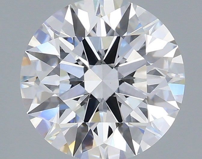 2.06 Carat Round Shaped, Ideal Cut, E Color, VVS2 Clarity, IGI Certified Lab Grown Diamond