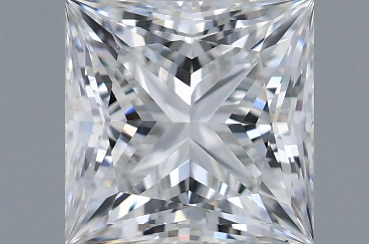 1.05 Carat Princess Shaped, Ideal Cut, E Color, IF Clarity, IGI Certified Lab Grown Diamond