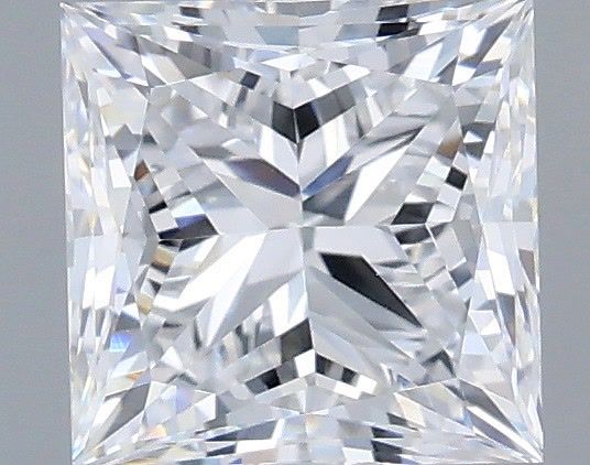 0.76 Carat Princess Shaped, Very Good Cut, D Color, VVS2 Clarity, IGI Certified Lab Grown Diamond