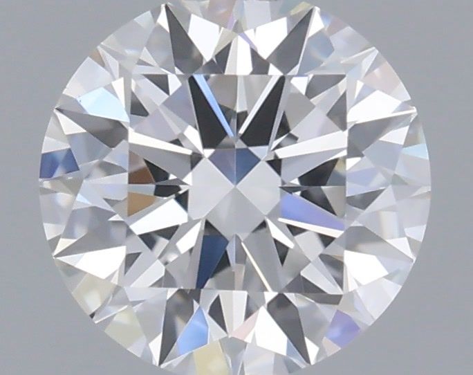 0.69 Carat Round Shaped, Ideal Cut, D Color, VVS2 Clarity, IGI Certified Lab Grown Diamond