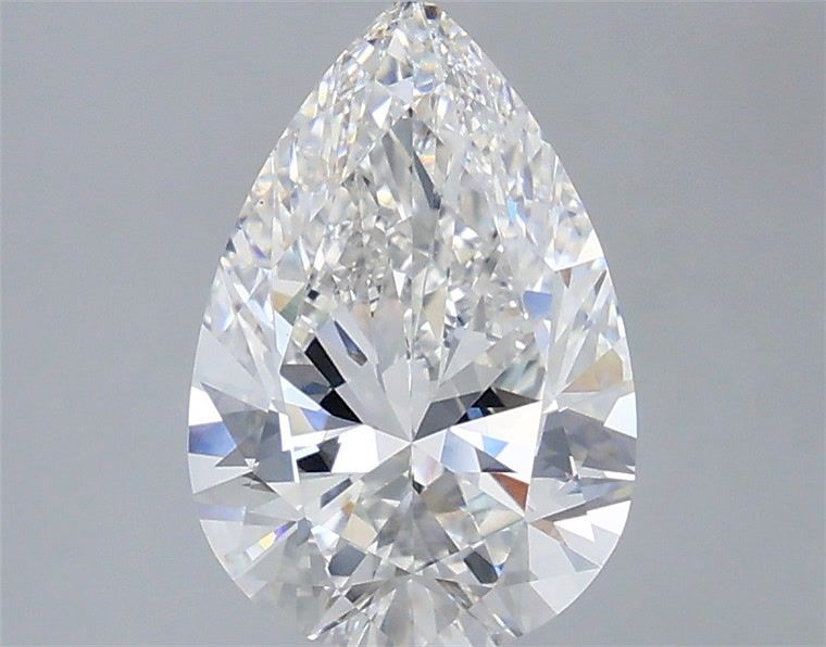 2.03 Carat Pear Shaped, Ideal Cut, E Color, VS1 Clarity, IGI Certified Lab Grown Diamond