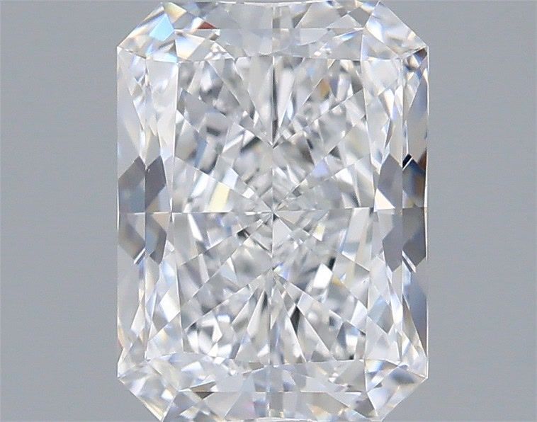1.54 Carat Radiant Shaped, Very Good Cut, D Color, VVS2 Clarity, IGI Certified Lab Grown Diamond