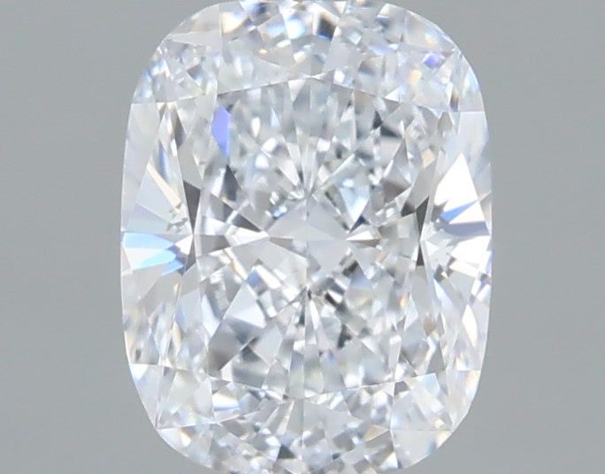 0.95 Carat Cushion Shaped, Excellent Cut, D Color, VVS2 Clarity, IGI Certified Lab Grown Diamond