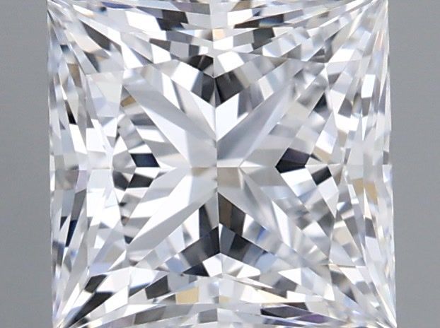 1.03 Carat Princess Shaped, Ideal Cut, D Color, VVS1 Clarity, IGI Certified Lab Grown Diamond