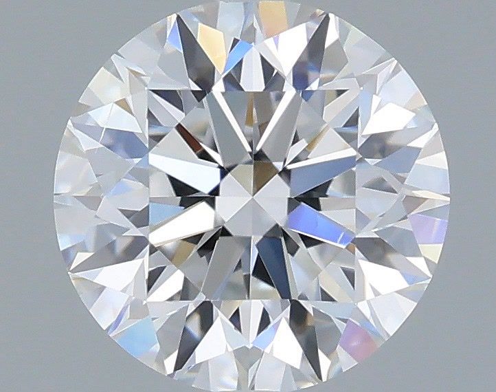 1.38 Carat Round Shaped, Excellent Cut, D Color, VS2 Clarity, IGI Certified Lab Grown Diamond
