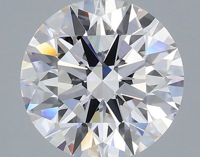 2.06 Carat Round Shaped, Ideal Cut, E Color, VVS2 Clarity, IGI Certified Lab Grown Diamond