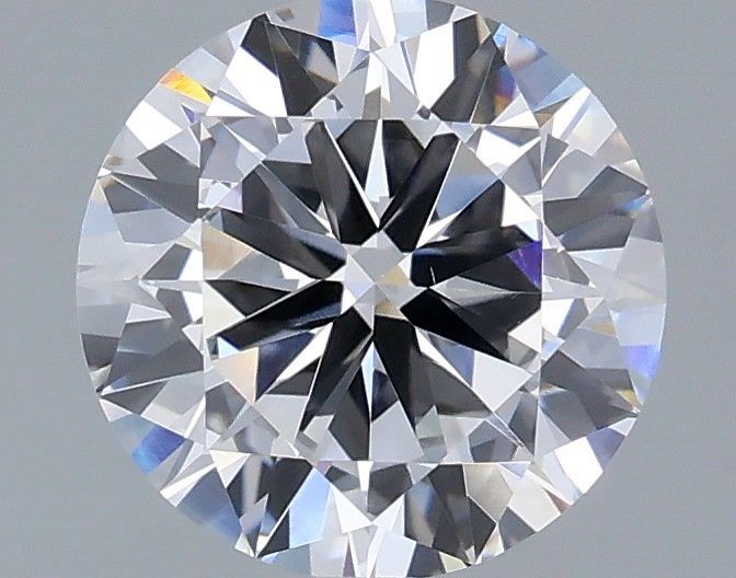 1.49 Carat Round Shaped, Good Cut, D Color, VVS2 Clarity, IGI Certified Lab Grown Diamond