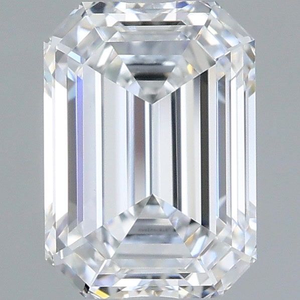 1.53 Carat Emerald Shaped, Very Good Cut, D Color, VVS2 Clarity, IGI Certified Lab Grown Diamond