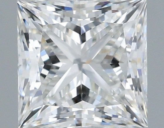 1.06 Carat Princess Shaped, Ideal Cut, E Color, VVS2 Clarity, IGI Certified Lab Grown Diamond