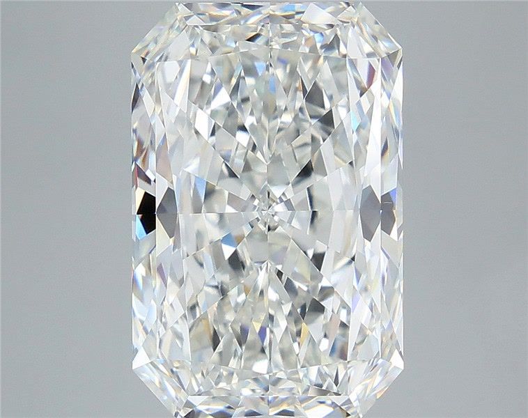 8.09 Carat Radiant Shaped, Very Good Cut, G Color, VVS2 Clarity, IGI Certified Lab Grown Diamond