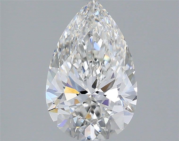 1.95 Carat Pear Shaped, Ideal Cut, F Color, VVS2 Clarity, IGI Certified Lab Grown Diamond