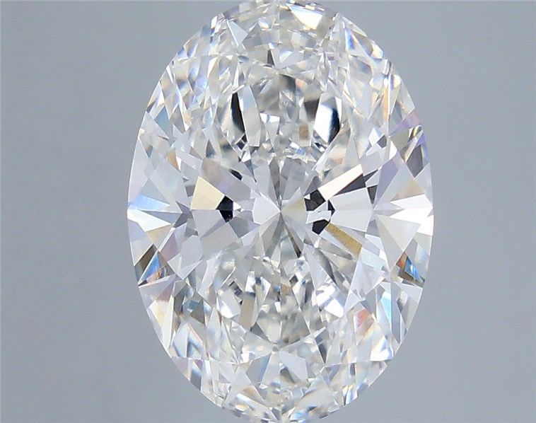5.22 Carat Oval Shaped, Ideal Cut, G Color, VVS2 Clarity, IGI Certified Lab Grown Diamond