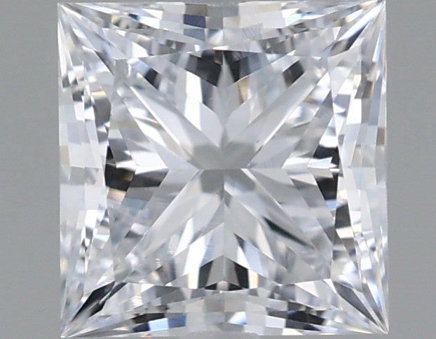 1.06 Carat Princess Shaped, Very Good Cut, E Color, VVS2 Clarity, IGI Certified Lab Grown Diamond