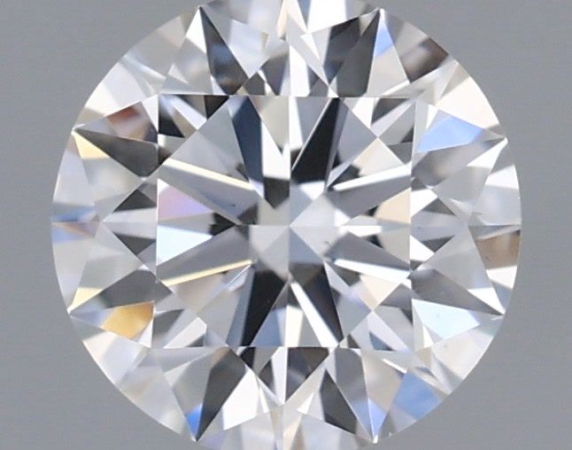 0.53 Carat Round Shaped, Ideal Cut, D Color, VS2 Clarity, IGI Certified Lab Grown Diamond