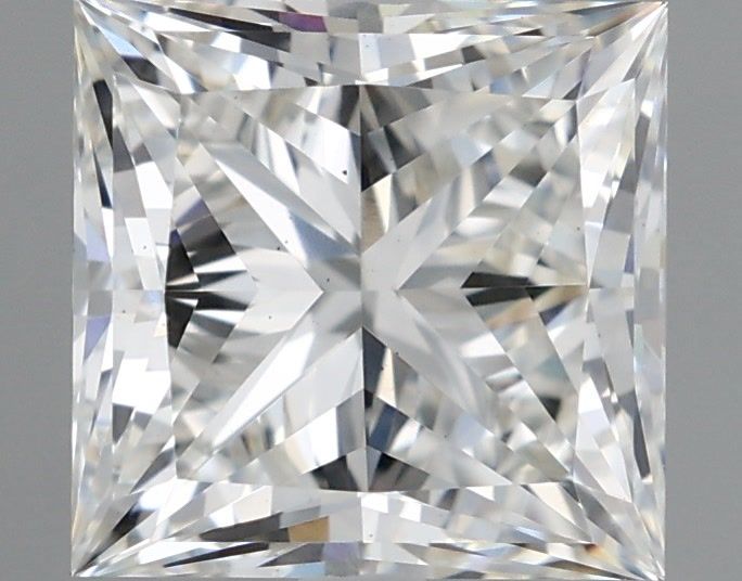 2.18 Carat Princess Shaped, Ideal Cut, F Color, VS2 Clarity, IGI Certified Lab Grown Diamond