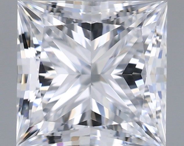 0.98 Carat Princess Shaped, Ideal Cut, D Color, VVS2 Clarity, IGI Certified Lab Grown Diamond