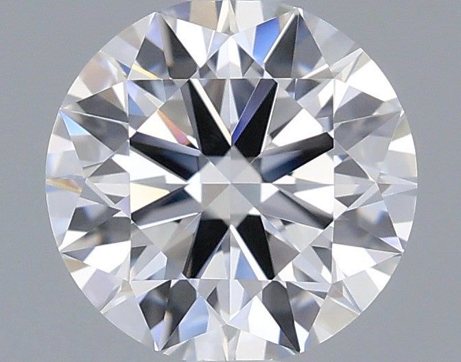 1.09 Carat Round Shaped, Ideal Cut, D Color, VVS2 Clarity, IGI Certified Lab Grown Diamond