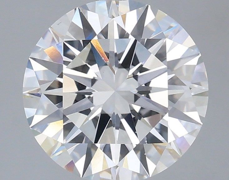 2.52 Carat Round Shaped, Excellent Cut, E Color, VS2 Clarity, IGI Certified Lab Grown Diamond