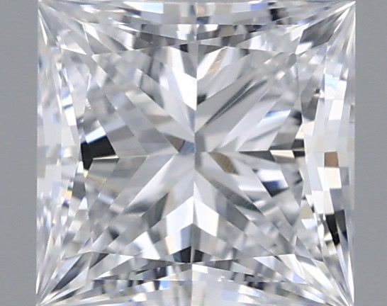1.07 Carat Princess Shaped, Very Good Cut, D Color, VVS2 Clarity, IGI Certified Lab Grown Diamond