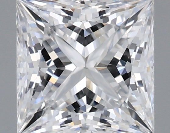 1.10 Carat Princess Shaped, Ideal Cut, D Color, VVS1 Clarity, IGI Certified Lab Grown Diamond