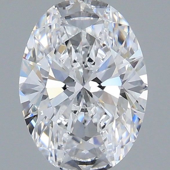 1.53 Carat Oval Shaped, Very Good Cut, D Color, IF Clarity, IGI Certified Lab Grown Diamond
