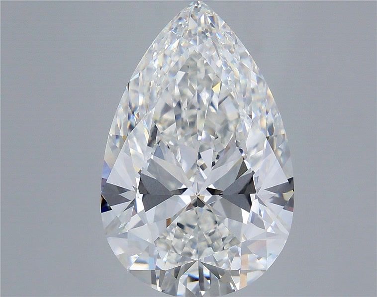 10.02 Carat Pear Shaped, Very Good Cut, F Color, VVS2 Clarity, IGI Certified Lab Grown Diamond