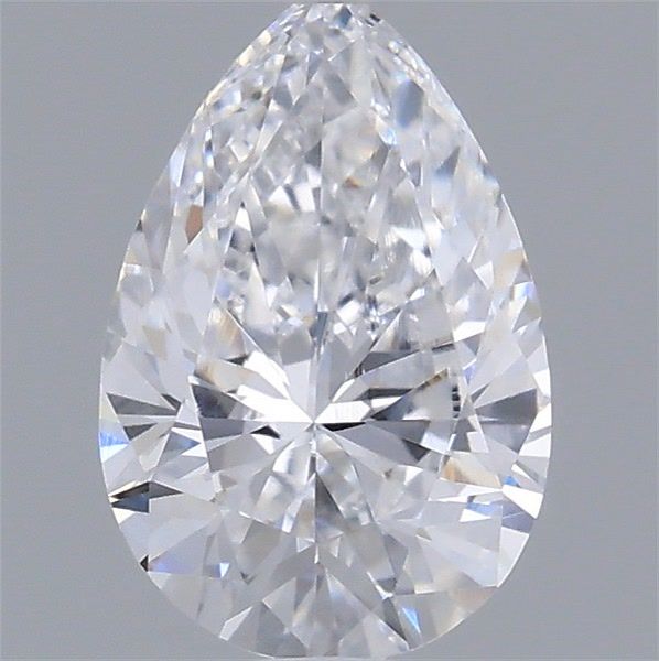 0.53 Carat Pear Shaped, Very Good Cut, D Color, VVS2 Clarity, IGI Certified Lab Grown Diamond