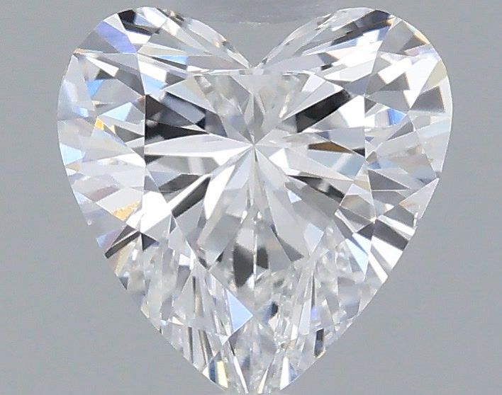 0.57 Carat Heart Shaped, Very Good Cut, D Color, VS2 Clarity, IGI Certified Lab Grown Diamond