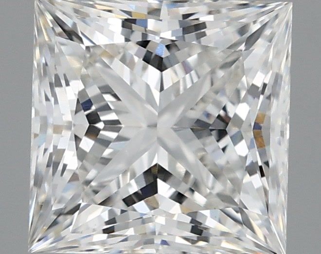 2.93 Carat Princess Shaped, Ideal Cut, F Color, VVS2 Clarity, IGI Certified Lab Grown Diamond