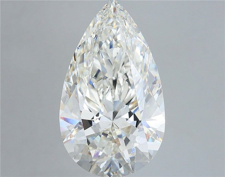 8.08 Carat Pear Shaped, Ideal Cut, H Color, VVS2 Clarity, IGI Certified Lab Grown Diamond