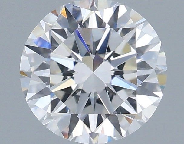 0.52 Carat Round Shaped, Very Good Cut, D Color, VVS2 Clarity, IGI Certified Lab Grown Diamond