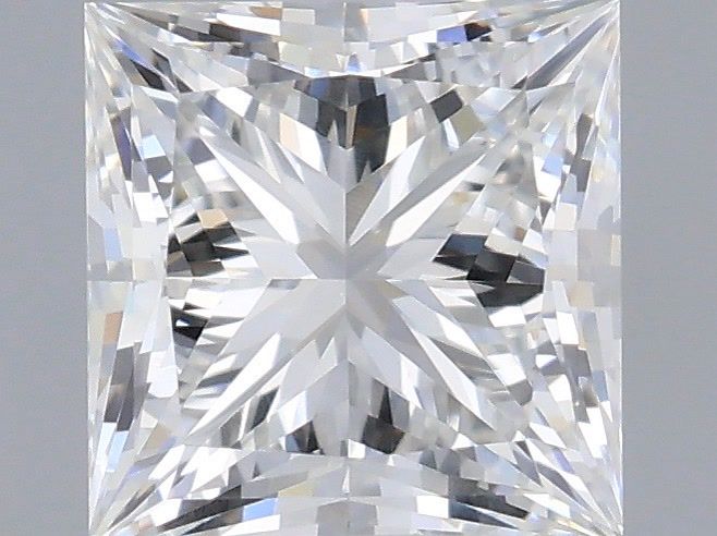 0.76 Carat Princess Shaped, Very Good Cut, E Color, VVS2 Clarity, IGI Certified Lab Grown Diamond