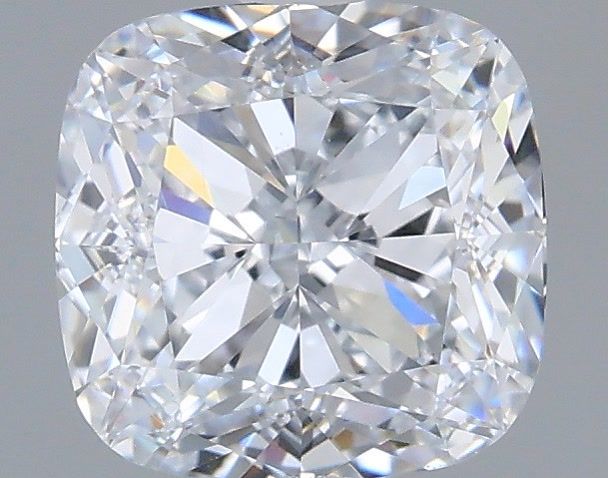 1.53 Carat Cushion Shaped, Very Good Cut, D Color, VVS2 Clarity, IGI Certified Lab Grown Diamond