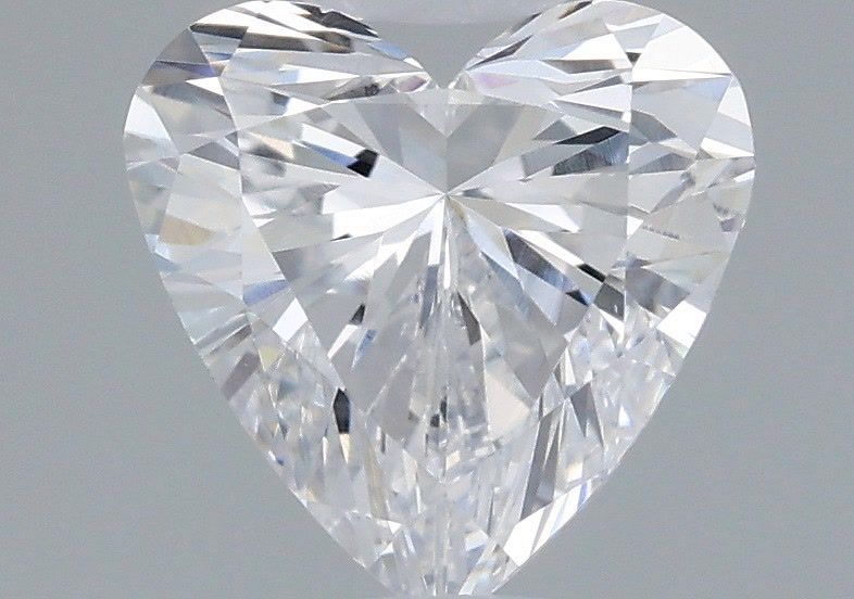 0.56 Carat Heart Shaped, Very Good Cut, D Color, VS1 Clarity, IGI Certified Lab Grown Diamond