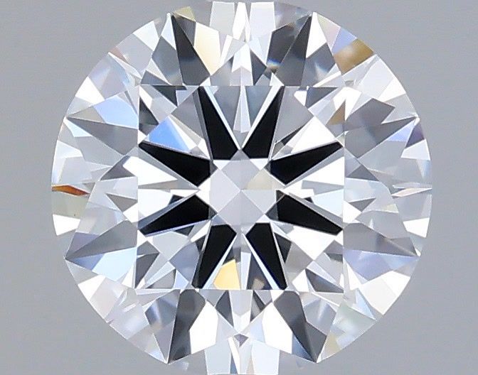 1.55 Carat Round Shaped, Ideal Cut, D Color, VVS2 Clarity, IGI Certified Lab Grown Diamond