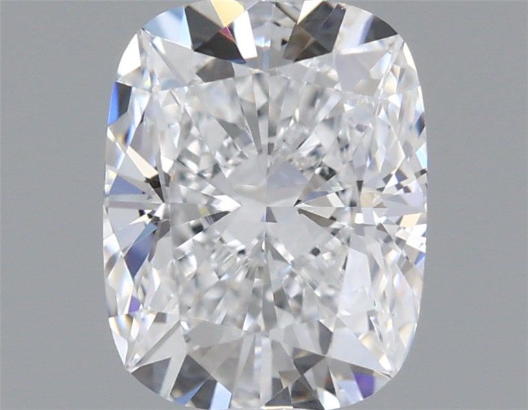 1.06 Carat Cushion Shaped, Ideal Cut, D Color, VVS2 Clarity, IGI Certified Lab Grown Diamond