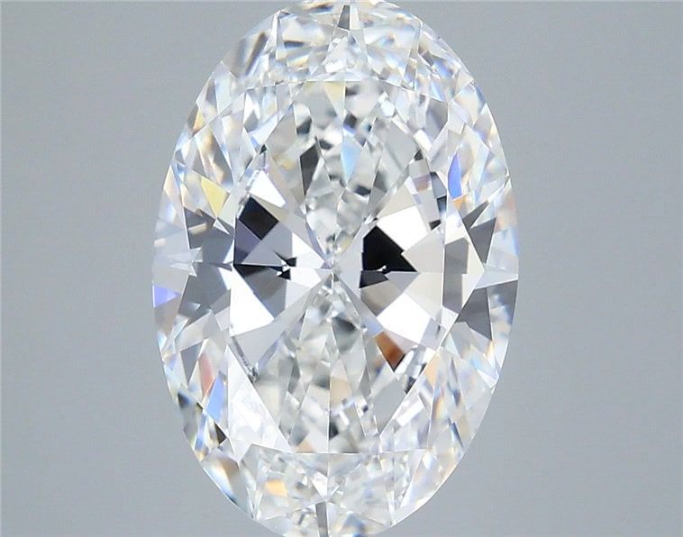 4.06 Carat Oval Shaped, Ideal Cut, E Color, VVS2 Clarity, IGI Certified Lab Grown Diamond