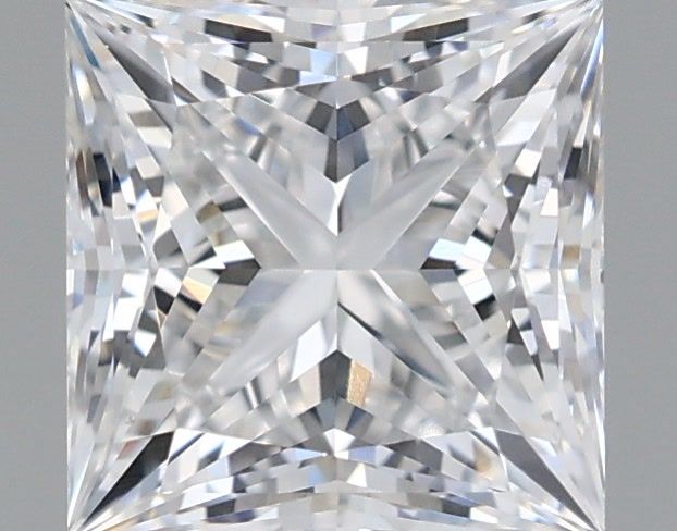 2.02 Carat Princess Shaped, Ideal Cut, D Color, VVS1 Clarity, IGI Certified Lab Grown Diamond