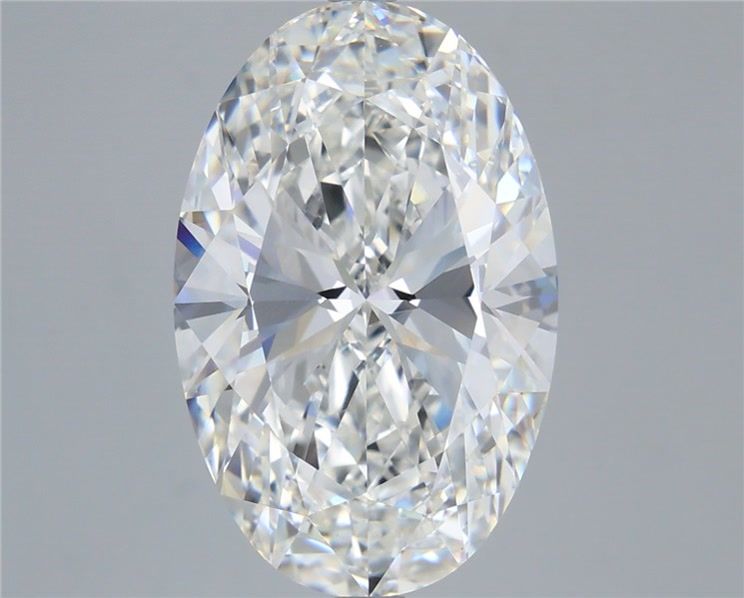 8.04 Carat Oval Shaped, Very Good Cut, F Color, VVS2 Clarity, IGI Certified Lab Grown Diamond