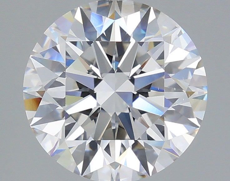 3.08 Carat Round Shaped, Ideal Cut, F Color, VS1 Clarity, IGI Certified Lab Grown Diamond