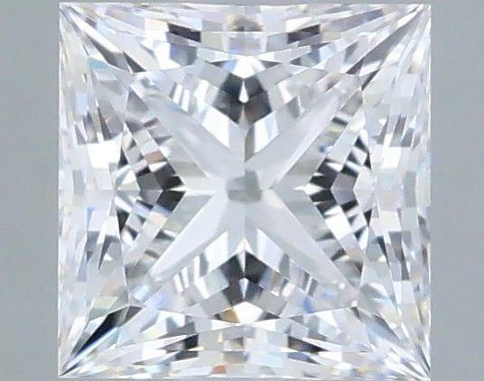 1.04 Carat Princess Shaped, Ideal Cut, D Color, VS1 Clarity, IGI Certified Lab Grown Diamond