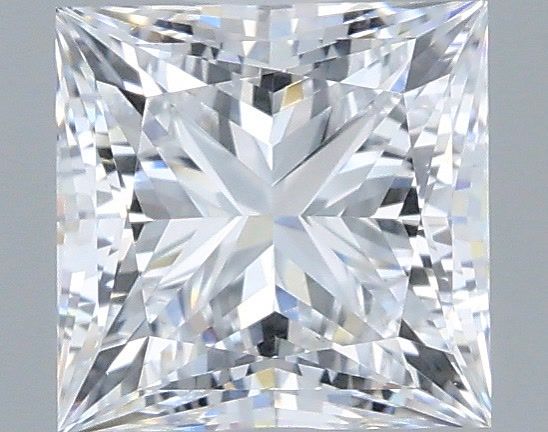 1.50 Carat Princess Shaped, Very Good Cut, D Color, VS1 Clarity, IGI Certified Lab Grown Diamond