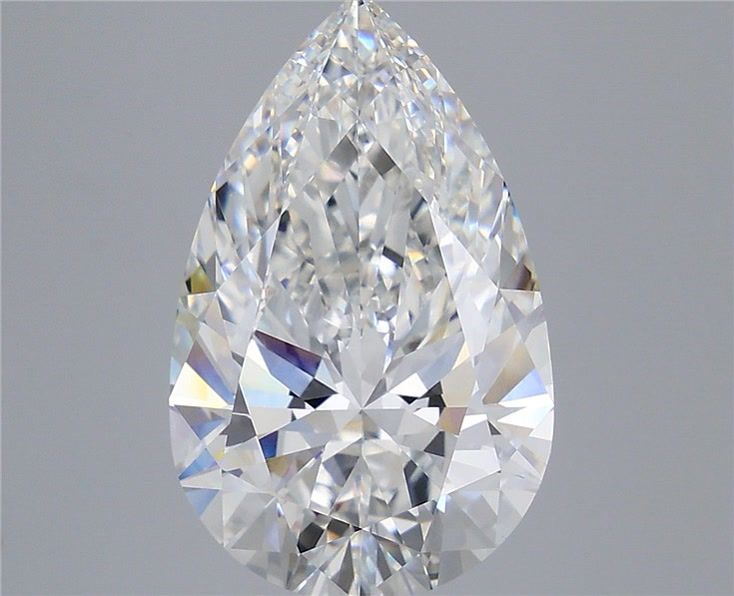 7.00 Carat Pear Shaped, Very Good Cut, E Color, VVS2 Clarity, IGI Certified Lab Grown Diamond