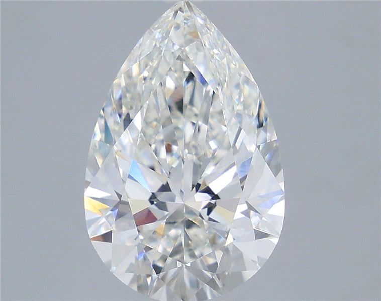 5.04 Carat Pear Shaped, Very Good Cut, F Color, VS1 Clarity, IGI Certified Lab Grown Diamond