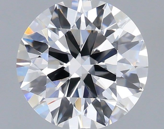0.93 Carat Round Shaped, Excellent Cut, D Color, VVS2 Clarity, IGI Certified Lab Grown Diamond