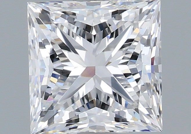 1.51 Carat Princess Shaped, Very Good Cut, E Color, VS1 Clarity, IGI Certified Lab Grown Diamond