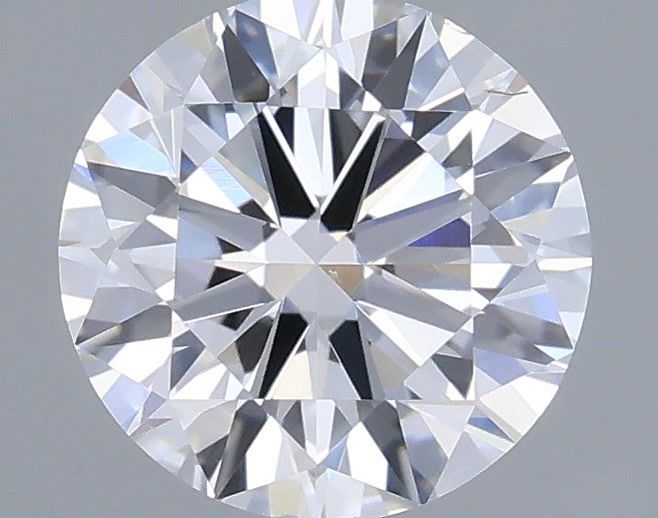 0.56 Carat Round Shaped, Very Good Cut, D Color, VS2 Clarity, IGI Certified Lab Grown Diamond