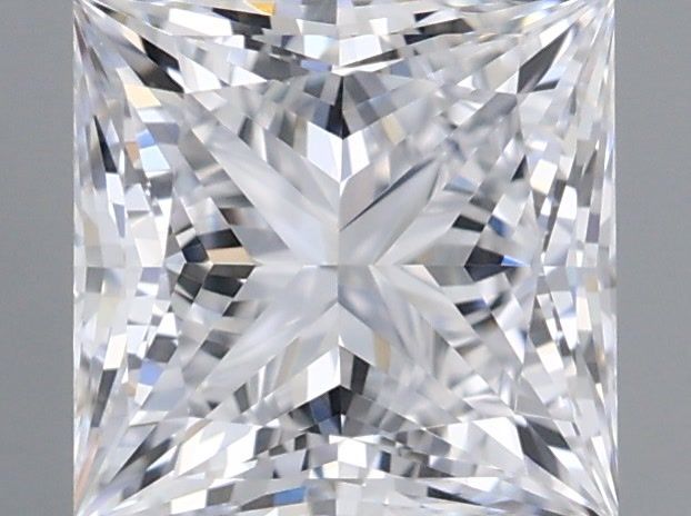1.02 Carat Princess Shaped, Ideal Cut, D Color, VVS1 Clarity, IGI Certified Lab Grown Diamond